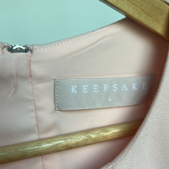 Keepsake the Label Rose Pink Sleeveless Asymmetrical Jupiter Short Dress Size L - Picture 7 of 17